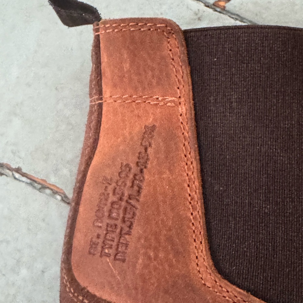 Maddison Size EU 38 Chelsea Boot Wedge sole wooden Nubuck - Picture 11 of 17